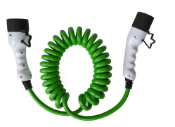 Retractable winding cable for commercial vehicles