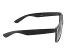 Retro Style Black PC Frame Gray PC Lens Sunglasses (Black)