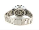 Skeleton Automatic Mechanic Men's Wrist Watch (White)
