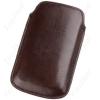 Slim Quick Access PU Leather Case Pocket Pouch for iPhone 2G 3G 3GS 4G - Coffee MLC-9974