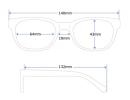 Stylish Metal Frame UV400 Protective Sunglasses (Hawksbill Brown)