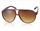 UV 400 Protection Coffee PC Frame + Gray PC Lens Stylish Sunglasses