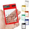 Ultra Thin Compact Transparent Touch Screen Solar Calculator Counter Calculating Tool Kit YSN-82128
