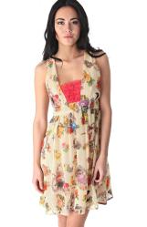 chemicaluk Soft Yellow `Hortensia` Dress By Killah