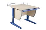 Набор трансформируемой мебели: стол СУТ.14-01 клен/синий стул СУТ.01