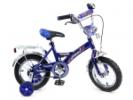 Велосипед 12 Safari 121/03 2-х колесный ,синий , пер/зад тормоз,багажник