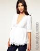 Maternity Cotton Tunic with Lace
