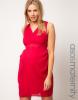 Maternity Tulip Dress With Pleated Neckline