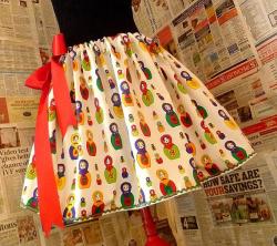 Rooby's Russian Doll Print Dress