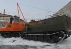 Снегоболотоход ГТ-ТР «Марал» с крановой установкой