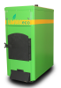 Пиролизный отопительный котёл на твердом топливе Lavoro Eco серии С от 16 до 102 кВт мощности.
