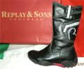 Сапоги детские кожаные фирмы REPLAY&SONS из Италии оригинал
