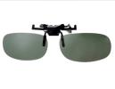 Small Clip-on UV400 Protection Glare-blocking Polarized Sunglasses (Green)
