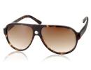 Oreka Tortie Plate Frame + Gradually Grey Nylon Resin Lenses UV Protective Sunglasses (Tortie)