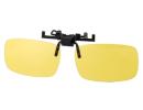 Средний клип-на UV400 блокировки яркого света защитные поляризованные очки (желтый)