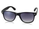 Retro Black PC Frame Gray PC Lens Sunglasses (Black)