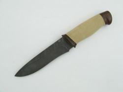 Нож Н1 композиционная марка стали У10А-7ХНМ (черный дамаск), рукоять...