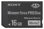 Sony Memory Stick PRO DUO 16GB