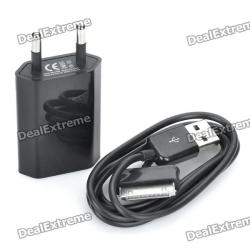 USB Power Adapter w/ USB Data / Charging Cable for iPhone 3GS / 4 -...