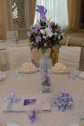 Цветы на стол для гостей