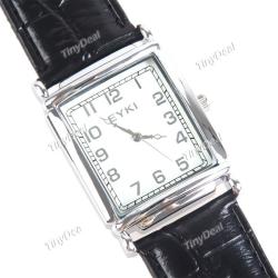Wrist Quartz Watch Synthetic Leather Watch Analog Watch Timepiece with...