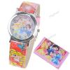 Симпатичные мультяшном стиле Snow White Кварцевые часы часы с Кошелек для детей Дети WKD-69093