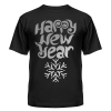 Мужская футболка Happy Year & Snowflake