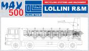 Мобильный пакетировочный пресс Lollini MAX 500 для утилизации автомобилей