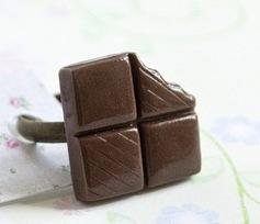 Кольцо "Шоколадка"