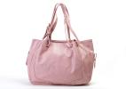 Женская сумка: серый, розовый.