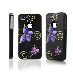 Чехол для iPhone 4/4S iCover Hand Printing Butterfly Black...