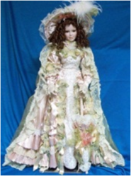 MELODY 34" Victorian Doll w/Parasol by SEYMOUR MANN