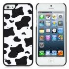 Milk Cow Pattern Protective Plastic Back Case w/ Shimmering Powder for...