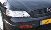 Реснички на фары Opel Astra G