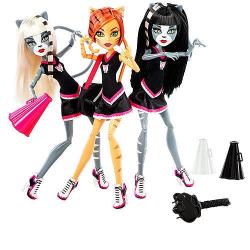 Monster High Fearleading  PURRSEPHONE, TORALEI & MEOWLODY -...