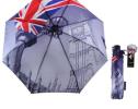 Зонт женский Flioraj Британский флаг сатин автомат 3сложения D58 8спиц карбон