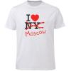 Футболка I Love (NY) Moscow