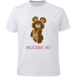 Футболка Москва 80 Мишка