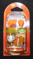 Стерео-наушники Smart Buy SBE-1300 COLOR TREND вставные Orange,