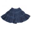 Джинсовая юбка для девочки, цвет тёмно-синий