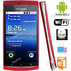 4" Google Android 2.2 AT&T T-Mobile Vodafone Unlocked Slim...