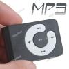 "C" Keys Rectangular Shaped Clip MP3 Music Player with Circle Operation Pad+ TF Slot - Black M-51172
