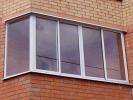 Балконная рама раздвижная (алюминиевая конструкция) Г- образная