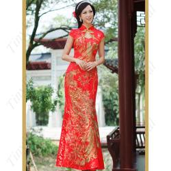 шикарное платье в китайском стиле