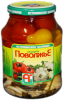 Ассорти "Поволжье" /томаты, патиссоны/ 500 мл стекло, Россия