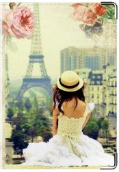 Обложка на паспорт "Мечты о Париже"