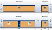 Блок-контейнер типа «бытовка» 12х2,5х3 м