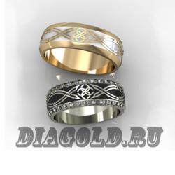 Славянские обручальные кольца "Свадебник"