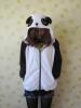 Зима Прекрасный Panda Толстовка Pokemon животных толстовка Толстовка пальто хлопка Косплей Costum