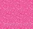 Ткань Оксфорд детский принт "Сердечки" фуксия, розовые